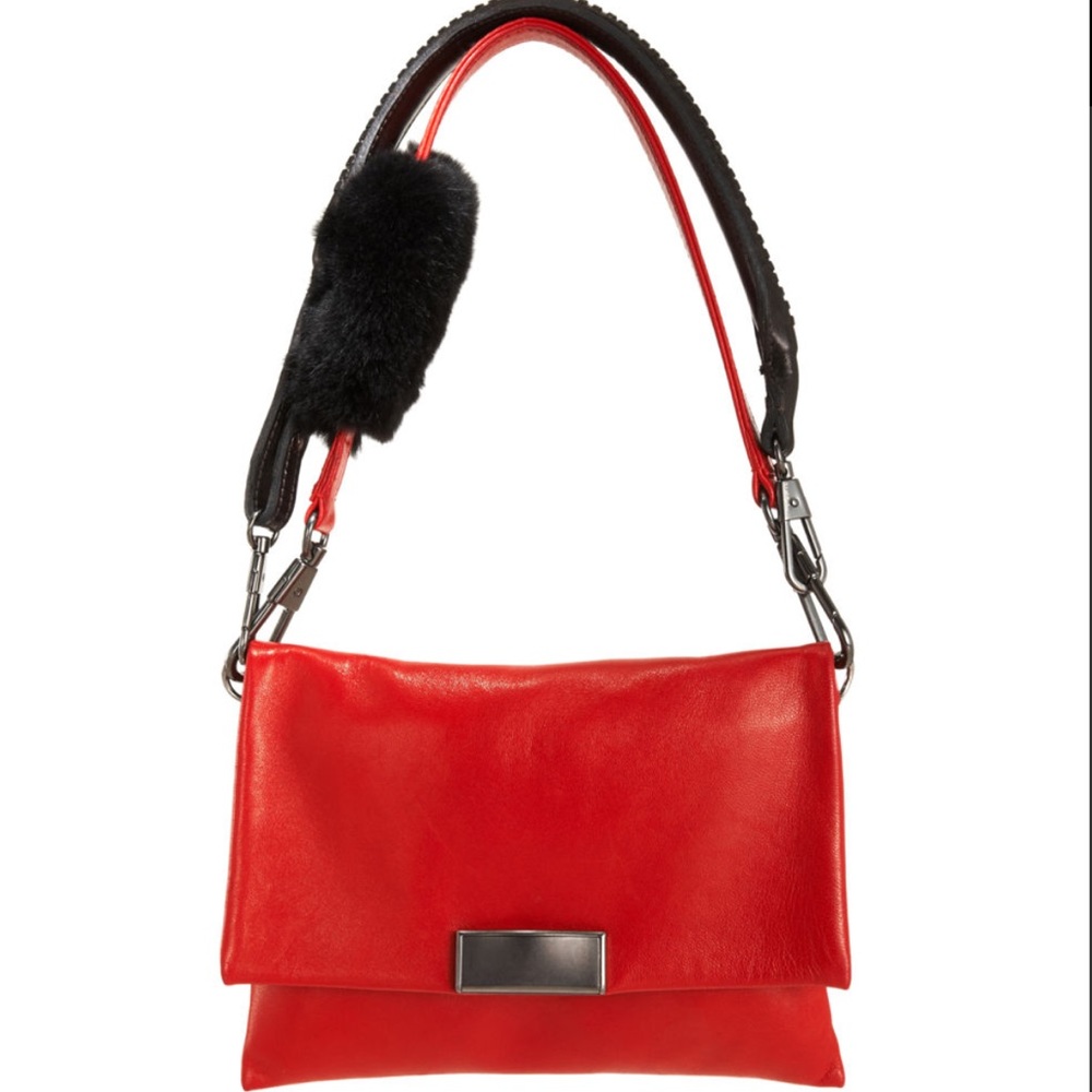 3.1 Phillip Lim Lynus Portfolio bag leather fur
